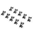 10Pack Mini Clip-On Microphone  Mic Lapel Tie Clip Replacement 8mm