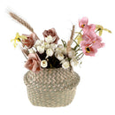 Foldable Rattan Hanging Flower Pot Planter Laundry Storage Basket Xmas Decor OZ