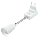 E27 Flexible Extension Lamp Holder Adapter Converter Socket Light Bulb Base