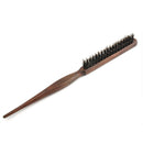 Wood Handle Natural Boar Bristle Hair Brush Fluffy Comb Hairdressing Barber