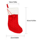 Christmas Stocking Ornaments Knitted Wool Thick Socks Hotel Home Christmas