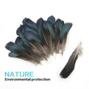 100PCS Rooster Tail Feathers 10-15CM Craft Hat Arts Decorations Wedding Card