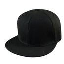 Black Blank Plain Snapback Hats Hip-Hop Adjustable Bboy Baseball Cap Unisex