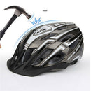 Bike Helmet USB Charging LED Light Lamp Taillight Bicycle Motor Helmets Gray