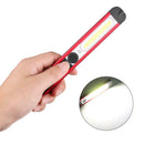SMD+COB+Red LED Flashlight 5 Modes Rechargeable Torch Glare Lamp w/ Magnet