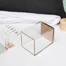 Deluxe Acrylic Design Soft Contact Square Pen Pencil Ruler Holder Cup Deskt