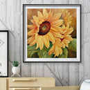 5D DIY Full Drill Diamond Painting Sunflower Cross Stitch Embroidery Craft