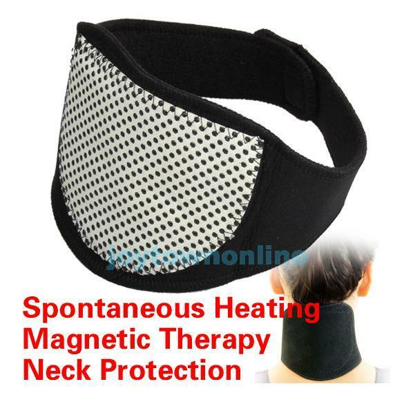 Magnetic Therapy Neck  Spontaneous Heating Headache Belt Neck Massager Collar ~
