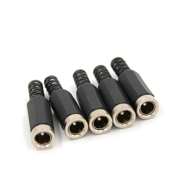 5x IMC 5.5mm x 2.1mm  Female DC Power Socket Jack Connector Adapter LJU