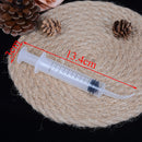 4Pcs Disposable Transparent Dental Irrigation Syringe With Curved Dental Care 3c