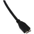 USB 3.0 Y-Cable Y Cable Micro Type B Male to Standard Type A Male Black