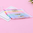 10Pcs Fluorescent Pen Highlighters Color Mild Liner Marker Pen School Supplies