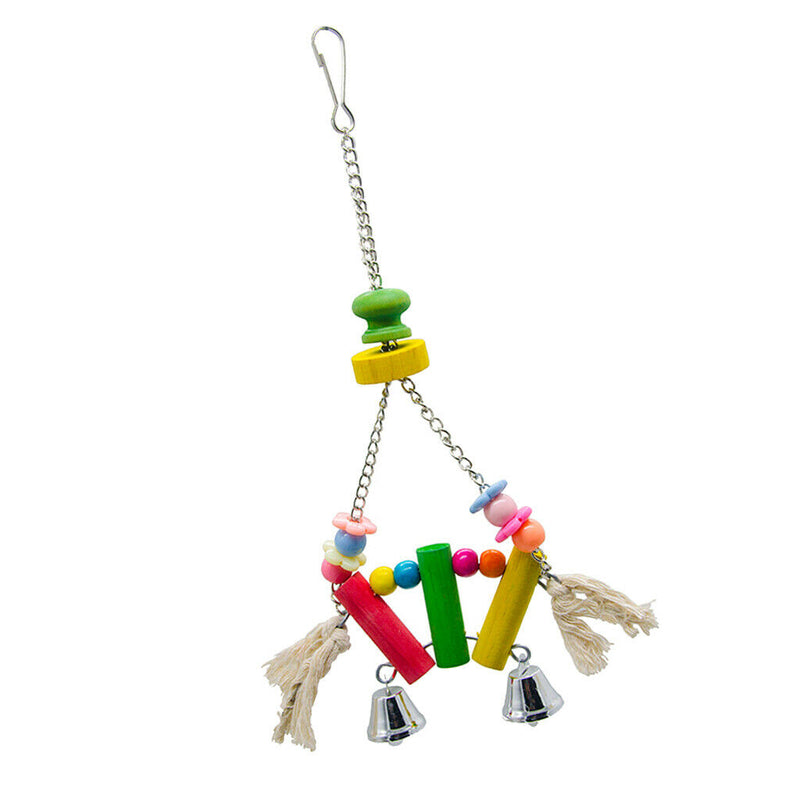 Colorful Pet Bird Parrot Swing Hanging Chew Toys for Parakeet Nest Hammock