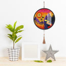 Sun Set Diamond Painting Coffee Tassels Special Shape Full Drill Home Decor
