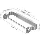 Adhesive Paper Towel Holder Under Cabinet,304 Stainless Steel Paper Towel H