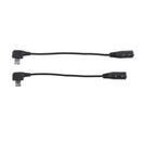 2Pcs Mini USB Jack to 3.5mm female Headphone Earphone Adapter Audio Cable C