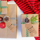 Valentine's Day Gift Pendant 100p 4 cm x 9 cm kraft labels tags geschenkanh