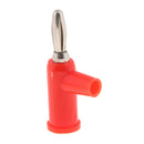 10 Pieces 4mm Wire Audio Speaker Cable Banana Plug Connectors, Red+ Black