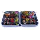 32pcs Fishing Lure Butter fly Insects Salmon Flies Trout Fish New Dry Fly L G3F1