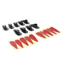 ABS Car  Air Vortex Generators Diffuser Fins for Trunk Spoiler Wing Universal