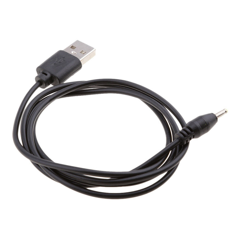 2 Pcs 5V USB 2.0 A Male To 2.5x0.7mm Male DC Plug Tablet Charging Cable Cord