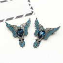 Fashion Eagle Brooches Animal Rhinestone Clothes Lapel Pin Badges Jewelry