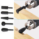 5PCS 1/4'' Drill Bit Set Cutting Tools For Woodworking Wood Carving Tool  BX