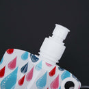 500mL Colorful Portable Foldable Water Bottle Bag Outdoors Hiking Supplies