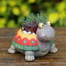 Super Cute Garden Decor Planter Pot Small Turtle Shape Cactus Plants Holder Vase