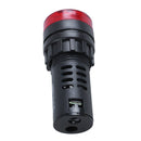 AC/DC 110V 20mA Equipment Alarm Signal Indicator Light Flash Buzzer E8L6