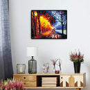 Street Walk Paintings By Numbers Kit Wall Art Paints On Canvas Home Decor