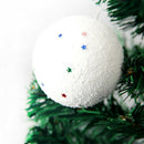 Christmas Tree Decoration Ball 6cm Bubble Star Christmas Ball Pendant 6 Pack