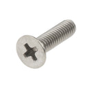 10 Pcs M4 Flat Head, Pure Titanium Machine Screws, Phillips Drive L.(L.)10mm