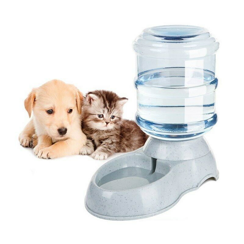 3.5L Large Automatic Pet For Cats Dogs Plastic Dog Food Bowl Pets Dispenser A9A8