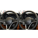 Carbon Fiber Steering Wheel Button Panel Trim Cover for Alfa Romeo Giulia 17-19