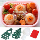 Christmas Rice Ball Mold Sushi Children Lunch DIY Mould Home Kitchen Gadget