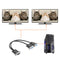 15 Pin VGA Male to 2 Female Y Splitter Cable Monitor Adapter for PC TV