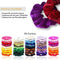 50pcs Velvet Scrunchies Women Elastic Hairband Hair Rings Ponytail Holder A