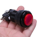 Arcade Game AC 250V 15A 24mm Dia Red Light Push Button + Micro Switch K5U5