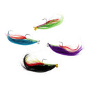4pcs Fly Fishing Flies Streamer Trout Lures 4 Patterns Assortment Fly Hooks