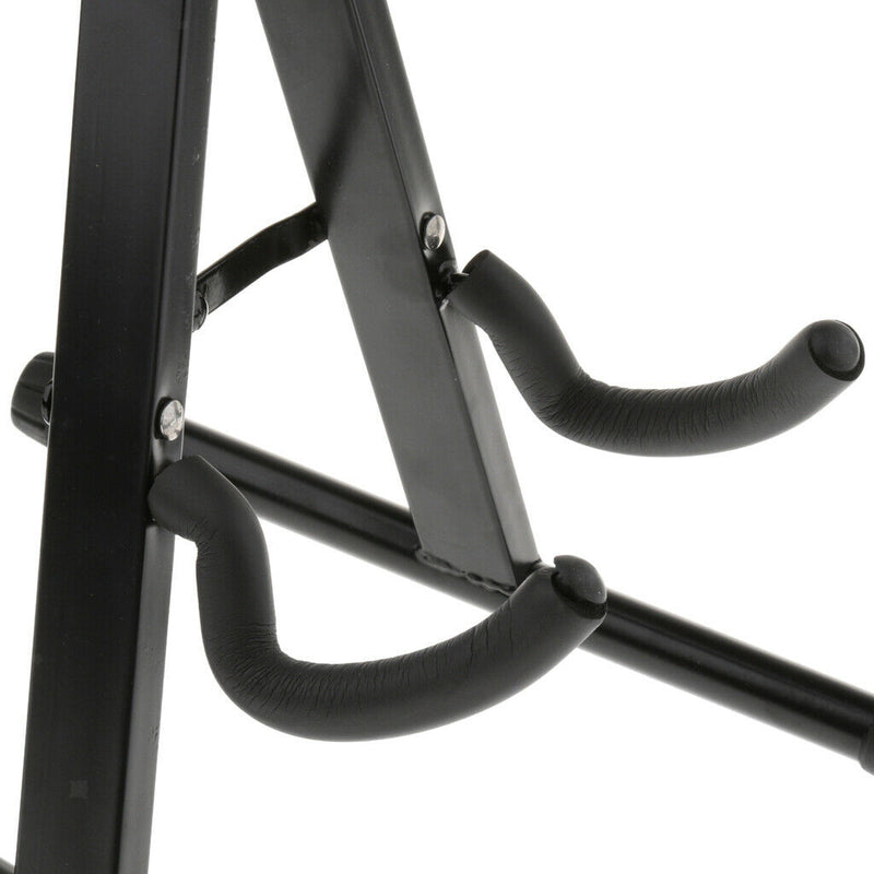Folding French Horn Stand for Musical Instrument Placing Black