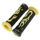 Universal Motorcycle Moped Scooter Handlebar Grip Replacement Yellow
