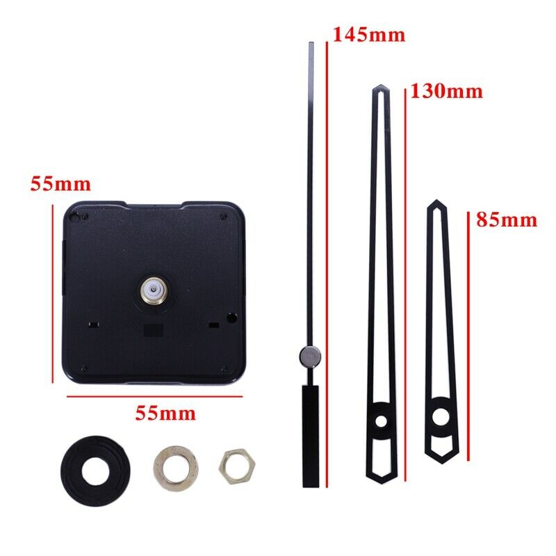1 Set Replacement Wall Clock Hands Diy Repair Parts Pendulum Movement Mecha M2X6