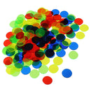 200 Pieces Professional Bingo Game. Transparent Color Counter,