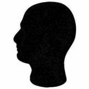 Styrofoam head Black Wigs head Decoration Hat stand male Shoulder female S7 F8Q0