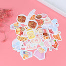 46pcs/box Delicious Food DIY Diary Stickers Paper Labels Gift Packaging Decor FT