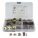 85pcs Assorted Car Door Trim Panel Fastener Clip U Nuts + 85pcs Screws