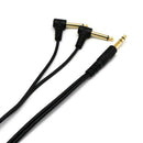 6.35mm 1/4" Male To 2x Male Mono Stereo Audio Cable