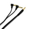6.35mm 1/4" Male To 2x Male Mono Stereo Audio Cable