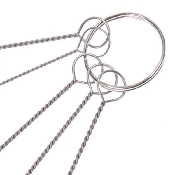 5Pcs Tattoo Airbrush Air Brush Spray Gun Tip Clean Tool Cleaning Brush